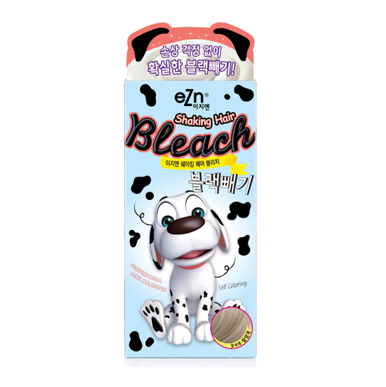 이지엔 쉐이킹 헤어 블리치 블랙빼기