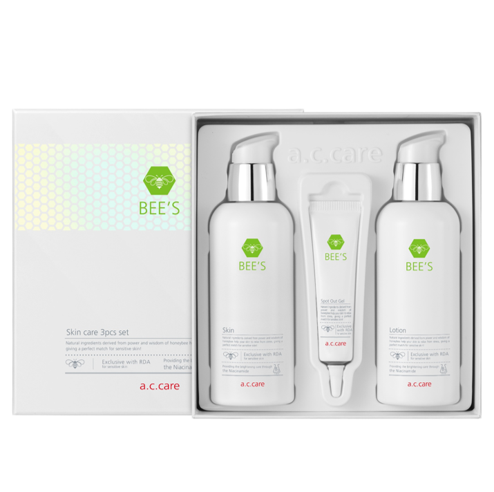 에이씨케어 비즈 스킨케어 3종 세트