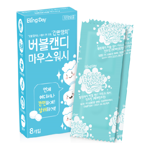 블링데이 버블 캔디 마우스 워시