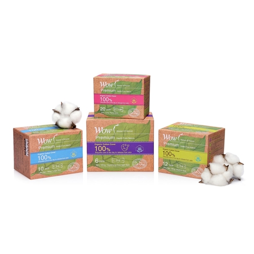 와우 프리미엄(유기농) 생리대